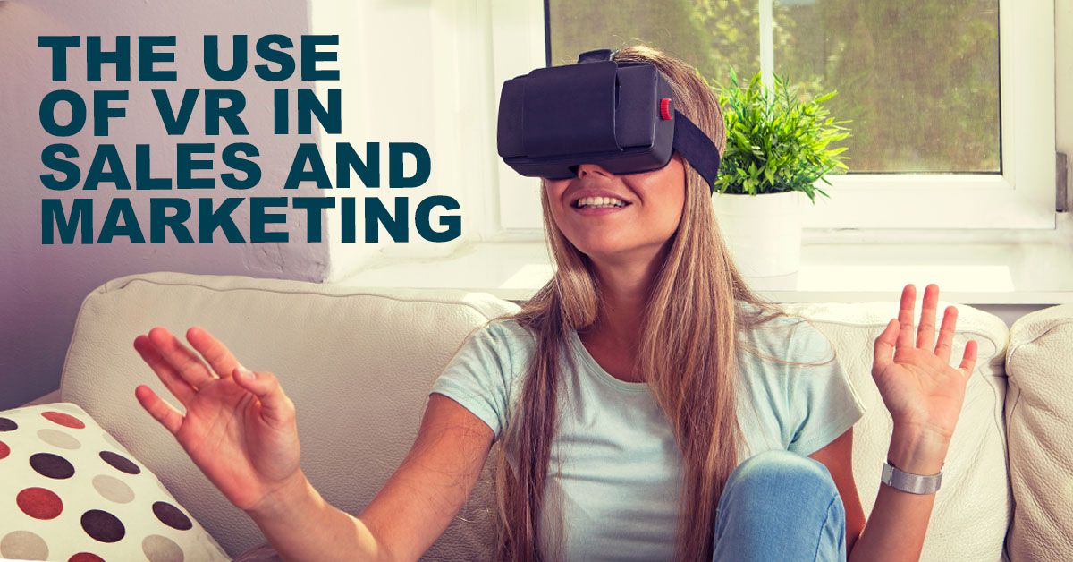 woman sitting on couch using vr headset