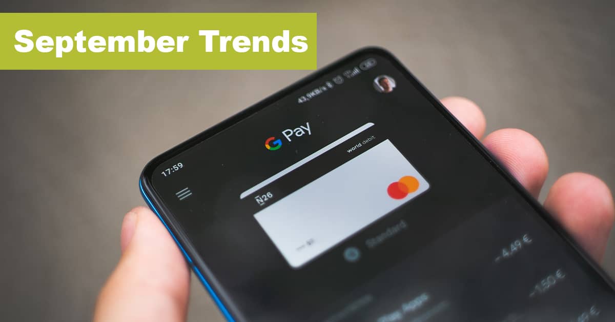 Google Pay displayed on iPhone